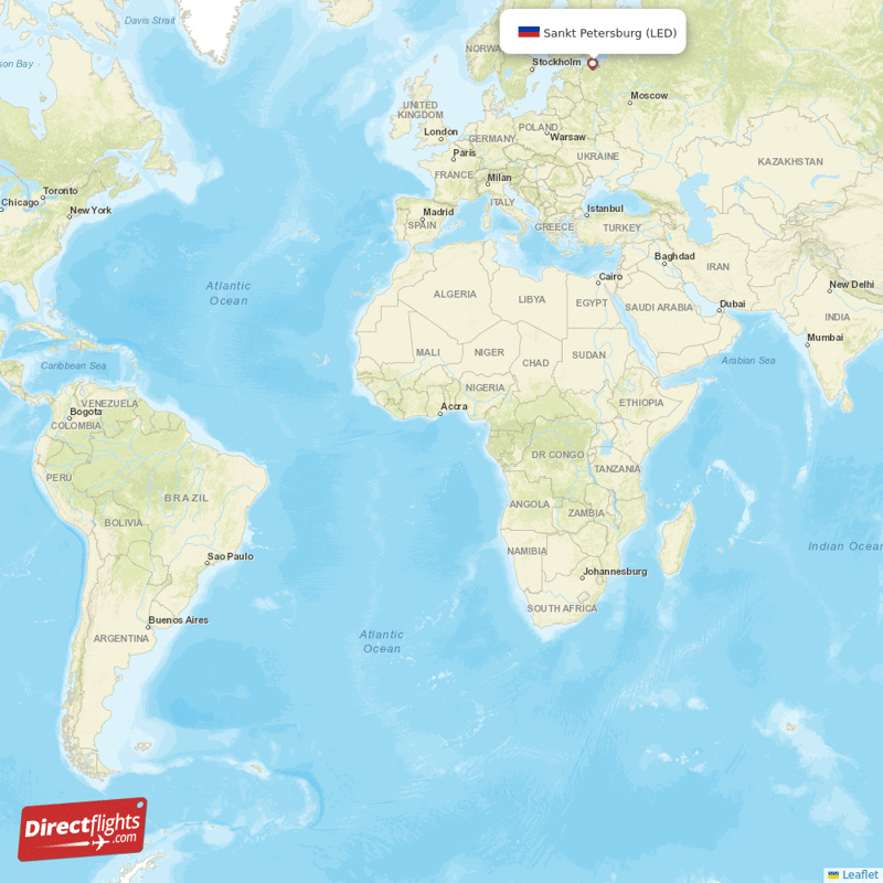 Direct Flights From Saint Petersburg To Varadero Led To Vra Non Stop