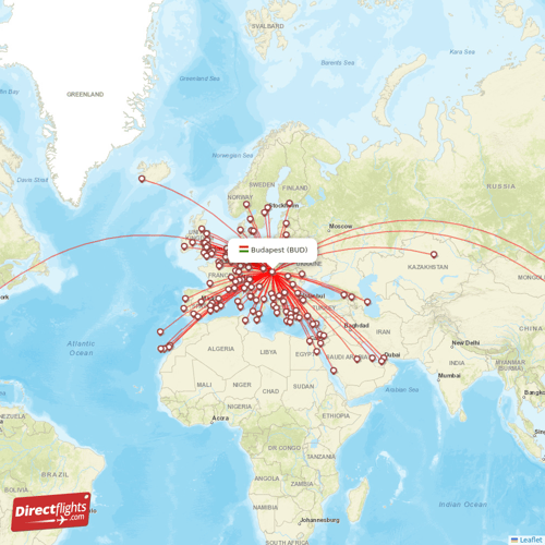 Find a direct flight to Budapest - Directflights.com