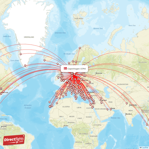 Find your next direct flight to Copenhagen, Denmark - Directflights.com