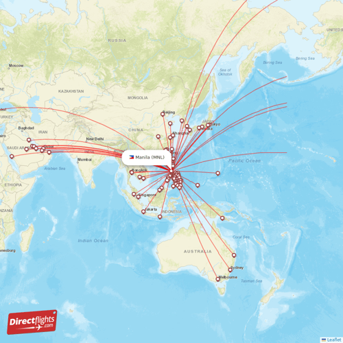 Find all direct flights to Manila - Directflights.com