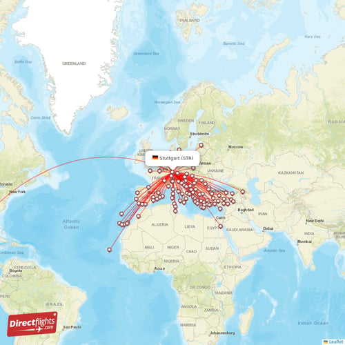 How to find the best direct flight to Stuttgart - Directflights.com