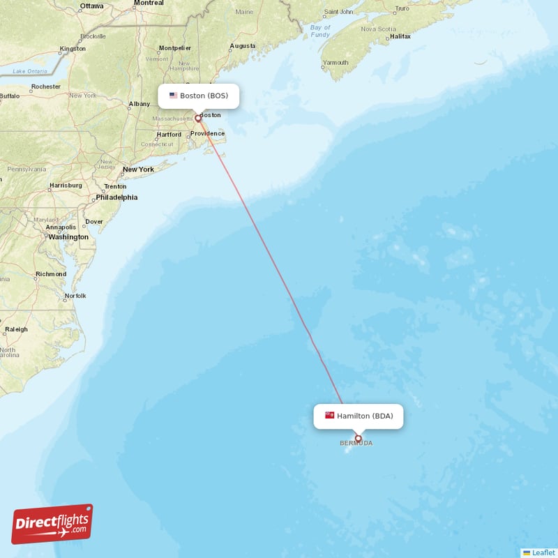 Direct Flights From Bermuda To Boston, BDA To BOS Non-stop ...