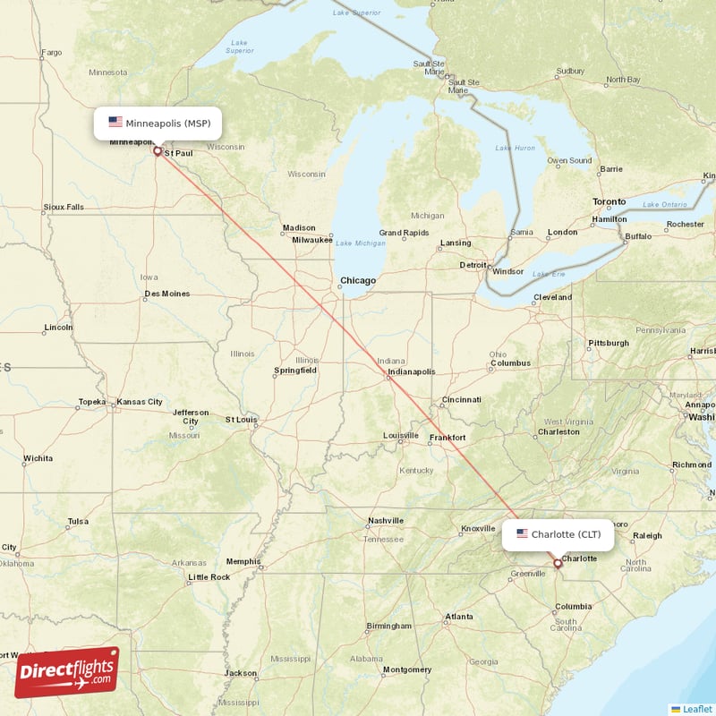 Direct Flights From Minneapolis To Charlotte, MSP To CLT Non-stop ...